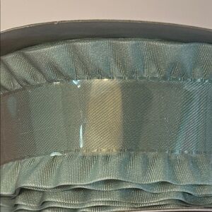 Cream Ruffle Ribbon Office | Satin Ruffled Edge Ribbon Sage Green 1 12x3 Ft | Poshmark
